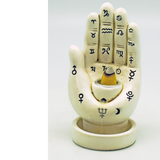 Backflow Burner Palmistry Hand w/ Astro Symbols