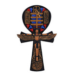 Ankh Small Wall Plaque Isis 7"