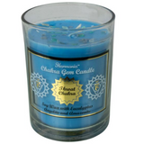 Candle Chakra Jar w/ Gemstones by Harmonia - Select