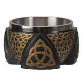 Smudge Bowl Triquetra w/ Stainless Steel Insert 5.25" X 5.25" X 3"