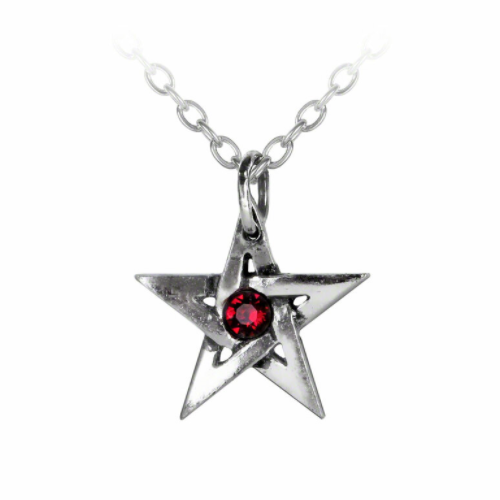 Crystal Pentagram Pendant by Alchemy