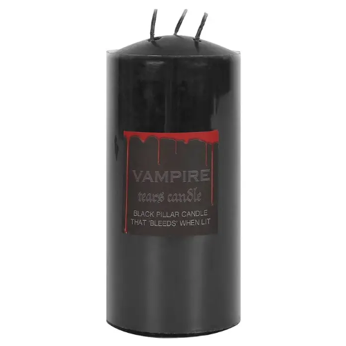 Candle Bleeding Pillar Vampire Tears 6"