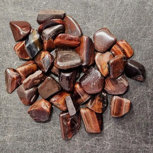 Tiger Eye Red Tumbled Stone - Select