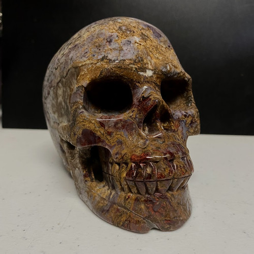 Skull Pietersite 5" 1358 gms