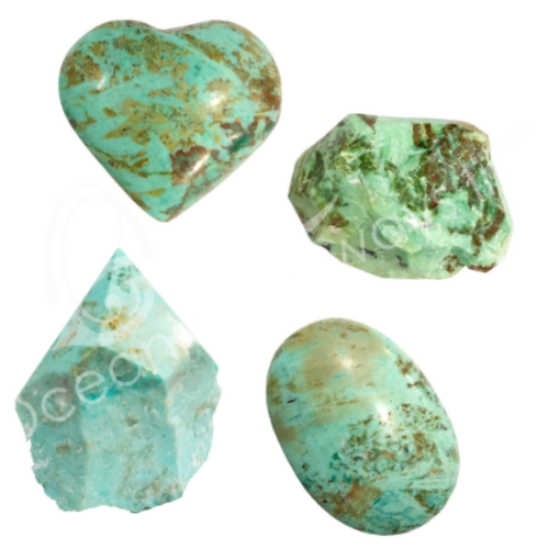 Turquoise Gemstone Box Shape Assortment