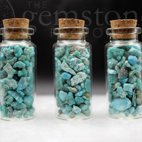 Turquoise Gemstone Bottle Grade A 2"