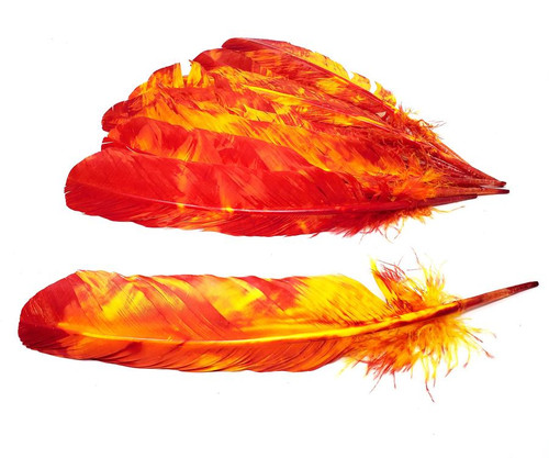 Feathers Tie Dye 10-12" Choose Style