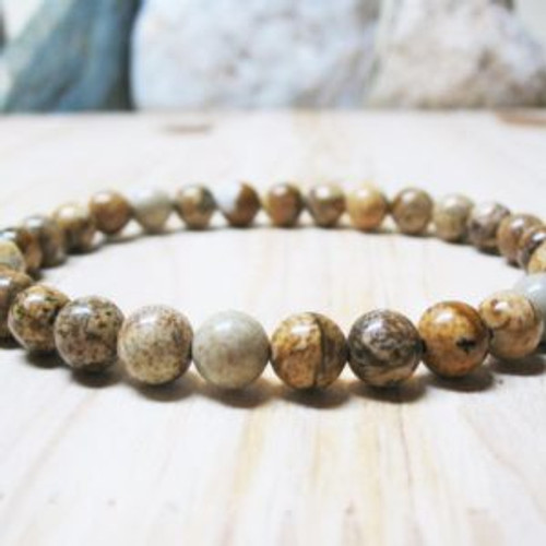 GB Picture Jasper Bracelet 8 mm