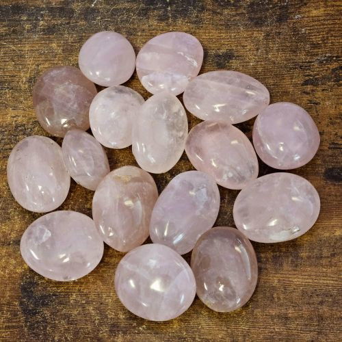 Quartz Rose Palm Stone 2"