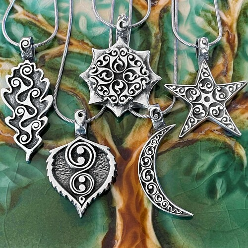 Sacred Grove Pewter Pendant