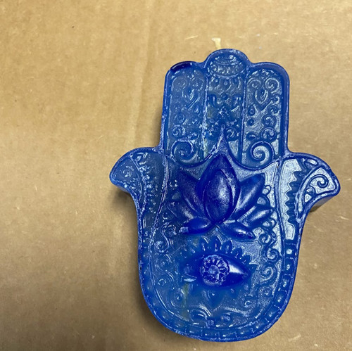 Candle Hamsa Hand 3.25"