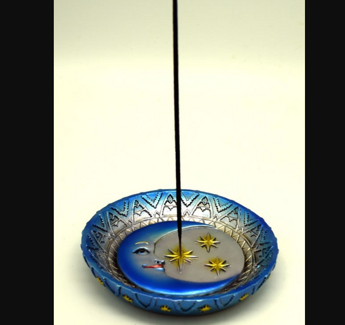 Incense Burner Moon And Stars Dish