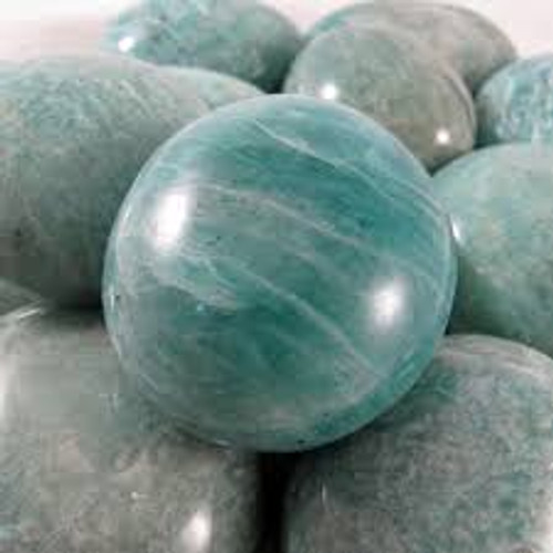 Amazonite Palm Stone 40-50 mm - Select