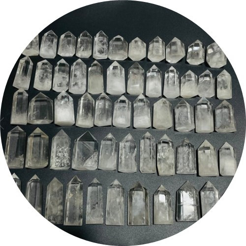 Quartz Clear Grade A Tower 2" - 3" - Select