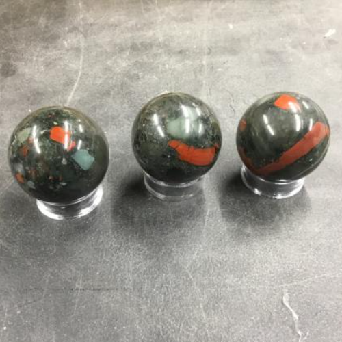 Bloodstone Sphere 2.5" - 3"