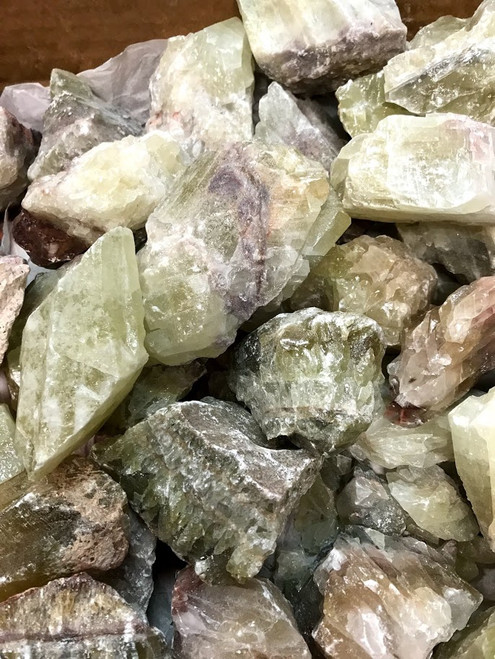 Calcite Green Rough Stone 3"