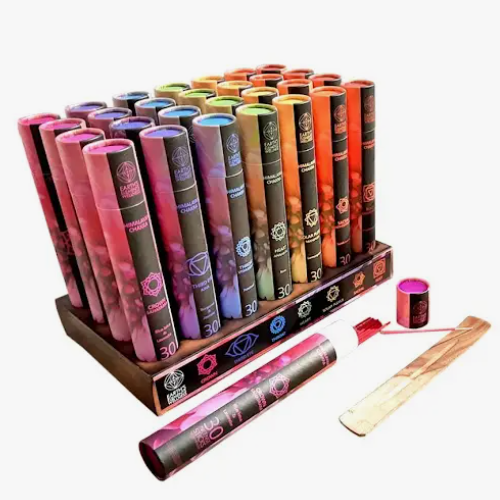 Himalayan Chakra Incense Sticks 30/box + Burner - Select