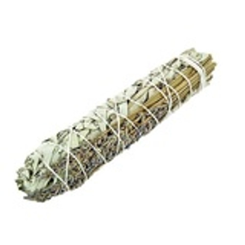 Smudge Wand - White Sage & Lavender  8"