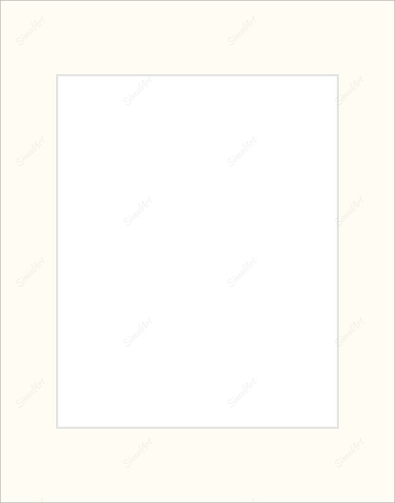 Custom Mats 831050 - Mat Essentials White Core Polar White 