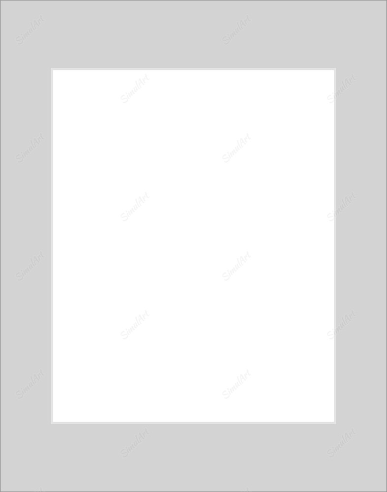 Custom Mats 832134 - Mat Essentials White Core CBW535 Gray 