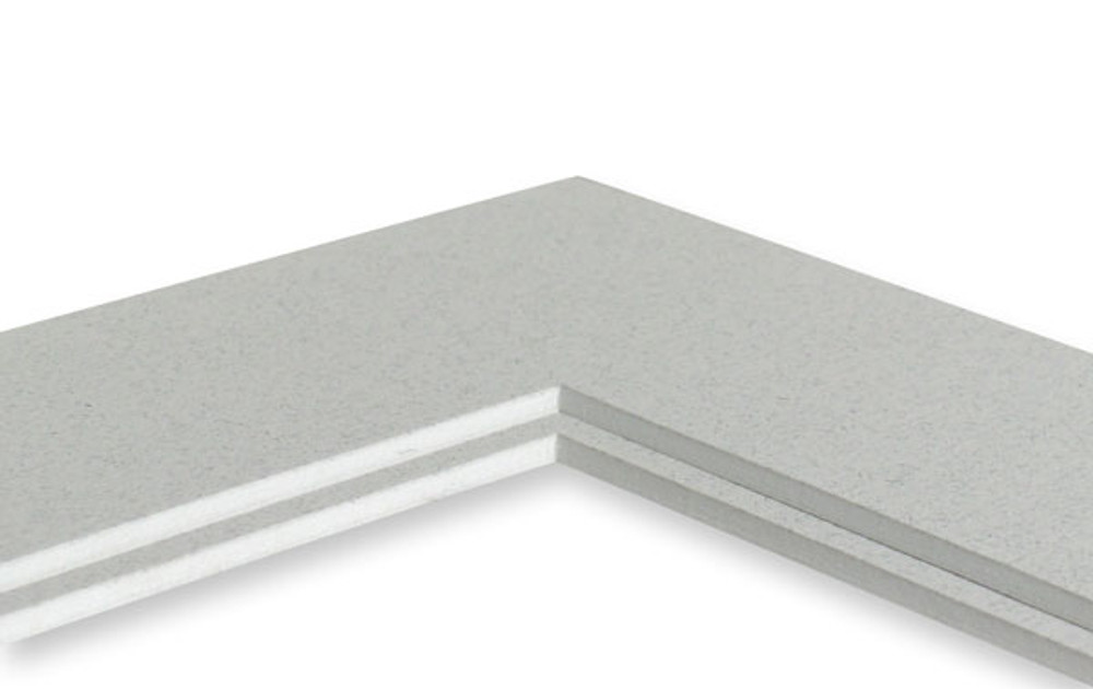 3/8 White Acid Free Buffered Foam Core Boards : 10 X 10