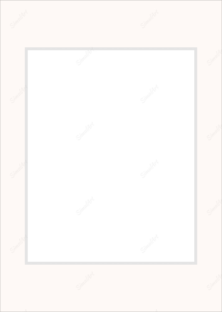 Custom Mats 1028465 - Mat Essentials White Core CBW130 Silver Mist 