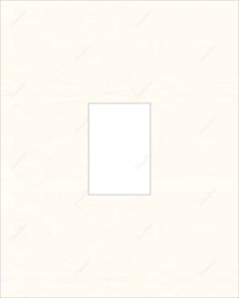 Custom Mats 1028482 - Mat Essentials Black Core CB6-97 - Polar White (Black Core) 