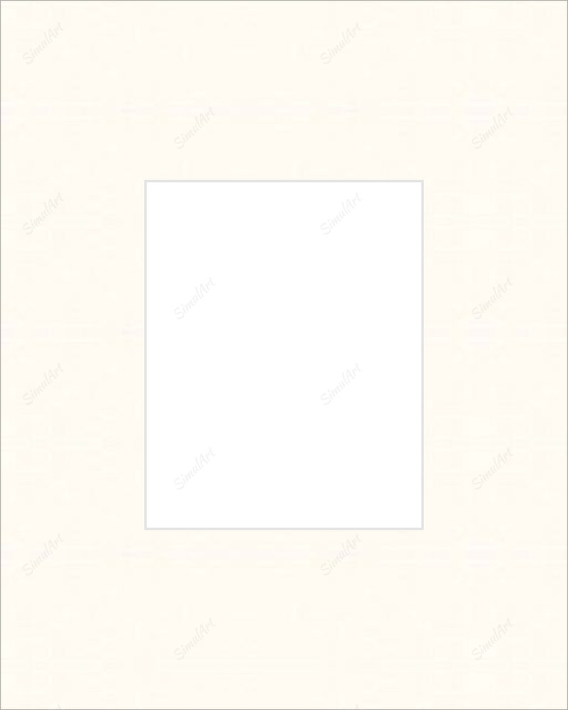 Custom Mats 1028486 - Mat Essentials Black Core CB6-97 - Polar White (Black Core) 