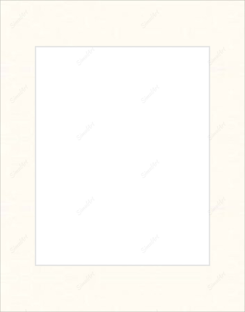 Custom Mats 1028490 - Mat Essentials Black Core CB6-97 - Polar White (Black Core) 