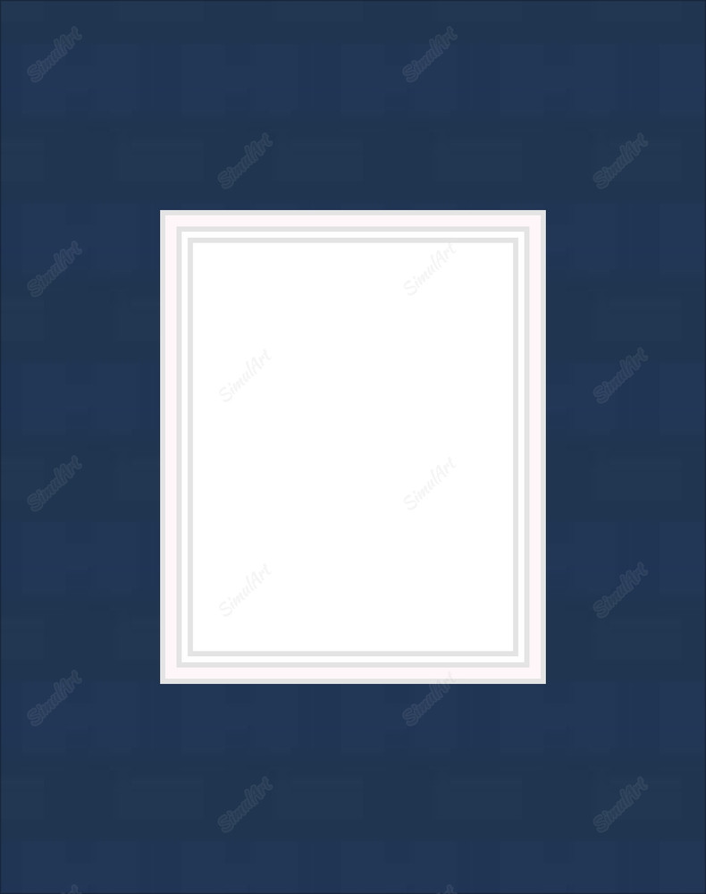 Custom Mats 1079282 - Mat Essentials White Core CBW131 Midnight Blue Mat 2 Essentials White Core CBW133 Seashell Mat 3 Essentials White Core CBW222 Smooth White 