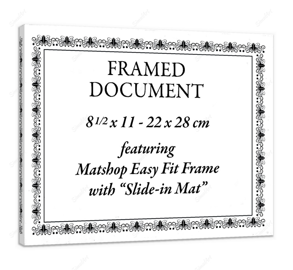 Blank Certificate for fit 1106858 - 