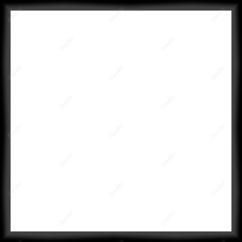Custom Frames 1108669 - Moulding MS500   3/4" Black Cube 