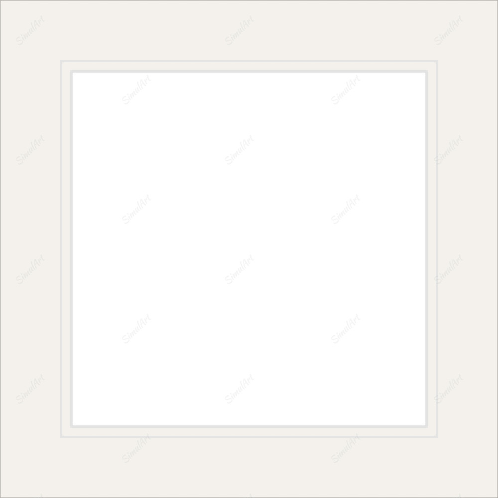 Custom Mats 812813 - Mat Conservation A4901 White Mat 2 Conservation A4901 White 