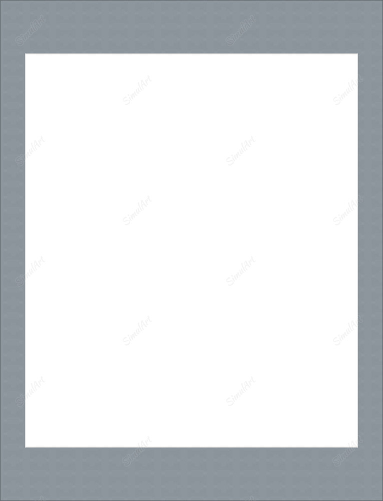 Custom Mats 812909 - Mat Essentials White Core CBW160 Harbor Gray 