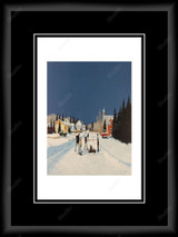 Playing for the Street Championship 963325 - Moulding MS500   3/4" Black Cube Mat Rag CR1577  Raven Black Mat 2 Rag CR1577  Raven Black Regular Glass Glass Manila Board (Very Thin) Back 