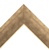 2 1/2" Bronze Gold Synthetic Wood Frame (#8351)