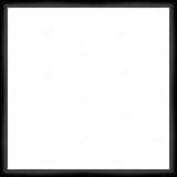 Custom Frames 812886 - Moulding MS500   3/4" Black Cube 