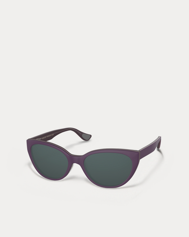 Article One Sunset Matte Plum w/Grey Cr39 Polarized Lens Angled