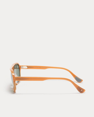 Article One Shadow Butterscotch W/Green Polarized Cr39 Lens Side