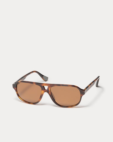 Article One Tortoise w/Dark Brown Cr39 Polarized Lens Angled