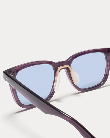 Article One Bancroft Amethyst w/Blue Non-Polarized Lens Detail