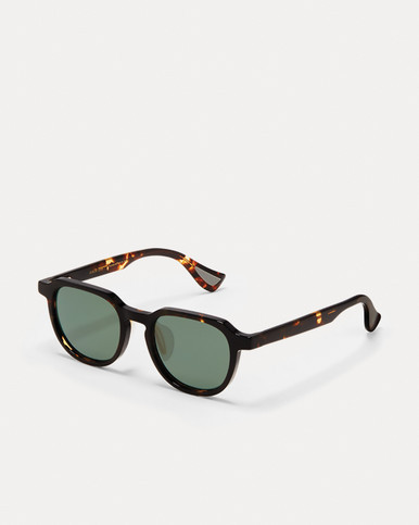 Article One Moon TORTOISE w/GREEN POLARIZED LENS Angled