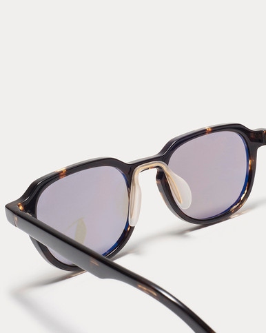Article One Moon TORTOISE w/GOLD POLARIZED MIRROR LENS Detail