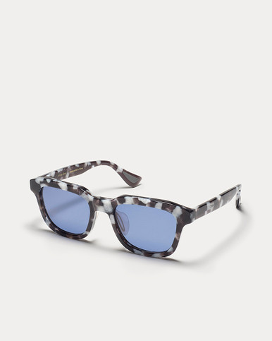 Article One Avalon BLACK HAVANA w/BLUE NON-POLARIZED LENS Angled