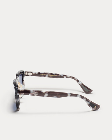 Article One Avalon BLACK HAVANA w/BLUE NON-POLARIZED LENS Side