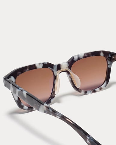 Article One Avalon BLACK HAVANA w/PINK OMBRE POLARIZED LENS Detail