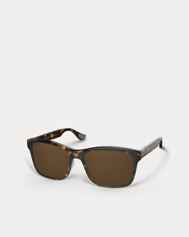 Article One Wheeler Tortoise W/Brown Cr39 Polarized Lens Angled