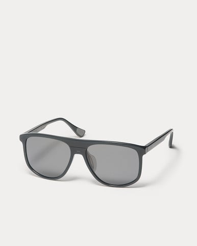 Article One Anchor Black W/Dark Grey Cr39 Polarized Lens Angled