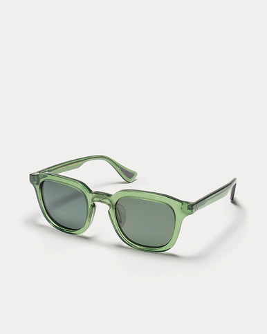 Article One Hoffman Leaf Green w/G15 Polarized Lens Angled