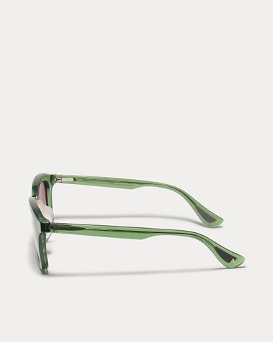 Article One Hoffman Leaf Green w/Pink to Brown Ombre Polarized Lens Side